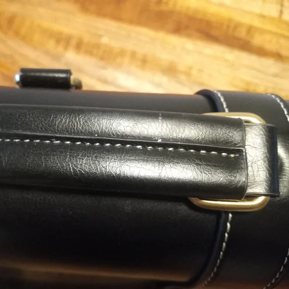 Ecosusi Black Briefcase Messenger Satchel Bag - Picture 6 of 17